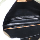 Christian Dior Shoulder Bag Leather Green Gold Auth BA12145-17