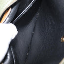 Christian Dior Shoulder Bag Leather Green Gold Auth BA12145-20