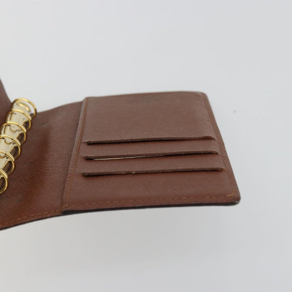 LOUIS VUITTON Monogram Agenda PM Day Planner Cover R20005 LV Auth BA12147