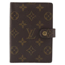 LOUIS VUITTON Monogram Agenda PM Day Planner Cover R20005 LV Auth BA12147-13