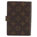 LOUIS VUITTON Monogram Agenda PM Day Planner Cover R20005 LV Auth BA12147-2