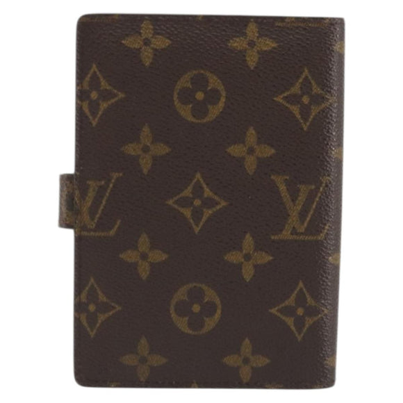 LOUIS VUITTON Monogram Agenda PM Day Planner Cover R20005 LV Auth BA12147