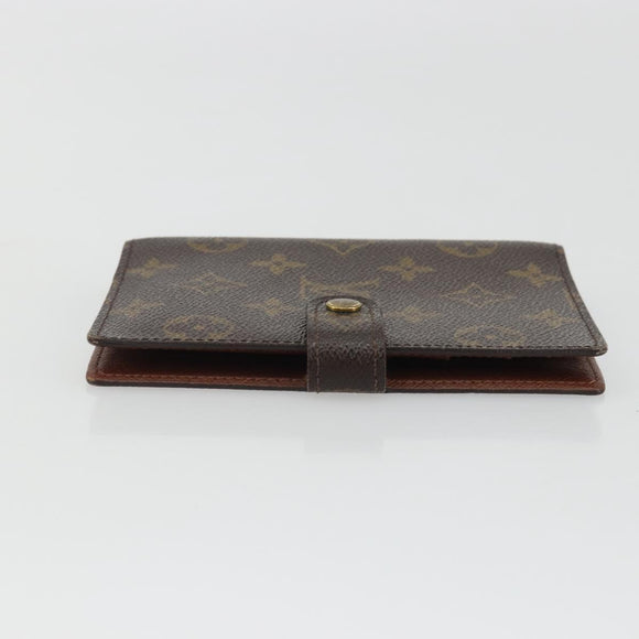 LOUIS VUITTON Monogram Agenda PM Day Planner Cover R20005 LV Auth BA12147