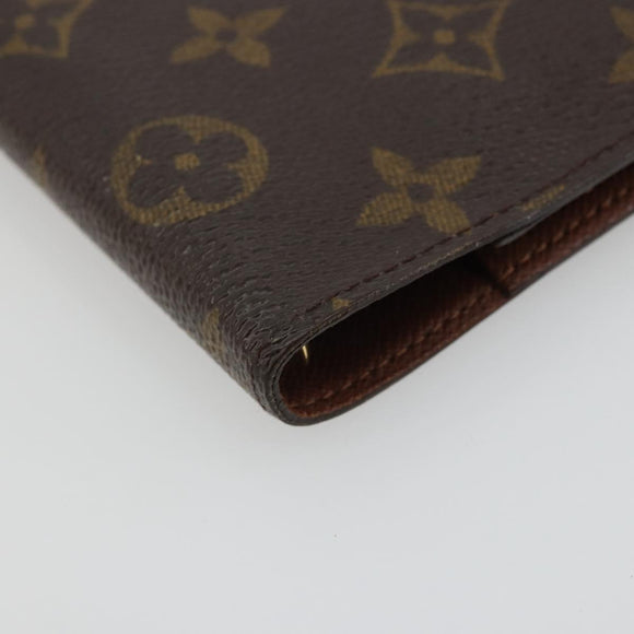LOUIS VUITTON Monogram Agenda PM Day Planner Cover R20005 LV Auth BA12147