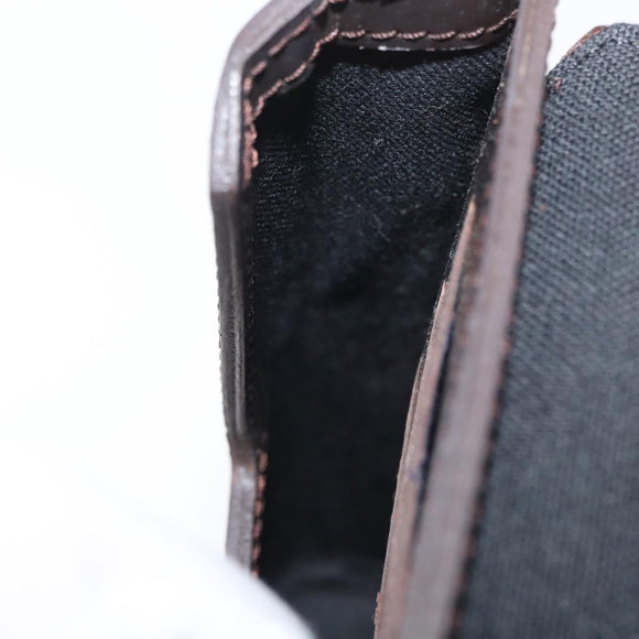 LOUIS VUITTON Monogram Lace Haggie Pouch Cafe M54800 LV Auth BA12148