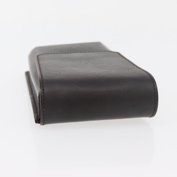 LOUIS VUITTON Monogram Lace Haggie Pouch Cafe M54800 LV Auth BA12148