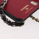 CHANEL Matelassé Chain iPhone Tasche Lammleder Schwarz Gold CC Auth BA12149A-15