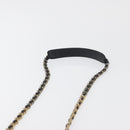 CHANEL Matelassé Chain iPhone Tasche Lammleder Schwarz Gold CC Auth BA12149A-8