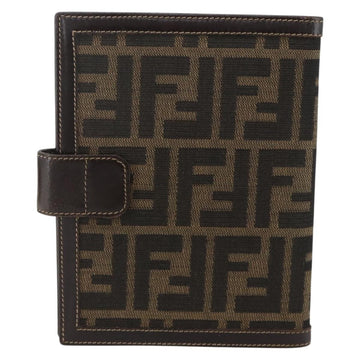 FENDI Zucca Canvas Day Planner Cover Brown Black Auth BA12151A - 0