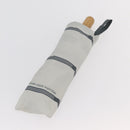LOUIS VUITTON Fondation Folding Umbrella Nylon Gray LV Auth BA12155A-12