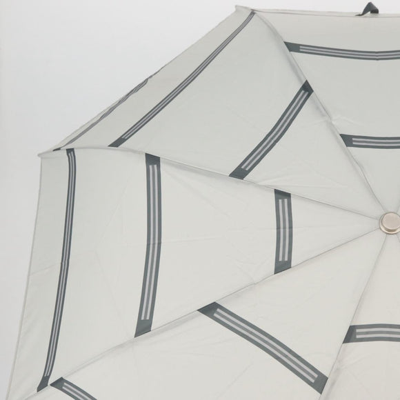 LOUIS VUITTON Fondation Folding Umbrella Nylon Gray LV Auth BA12155A