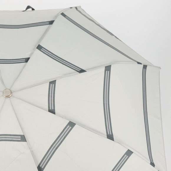 LOUIS VUITTON Fondation Folding Umbrella Nylon Gray LV Auth BA12155A