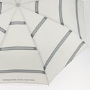 LOUIS VUITTON Fondation Folding Umbrella Nylon Gray LV Auth BA12155A-6