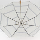 LOUIS VUITTON Fondation Folding Umbrella Nylon Gray LV Auth BA12155A-8