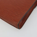 LOUIS VUITTON Epi Art Deco Clutch Bag Brown M52633 LV Auth BA12156-15