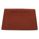 LOUIS VUITTON Epi Art Deco Clutch Bag Brown M52633 LV Auth BA12156-2