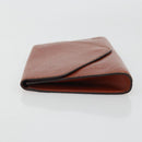 LOUIS VUITTON Epi Art Deco Clutch Bag Brown M52633 LV Auth BA12156-4