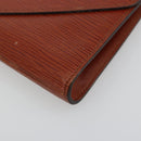 LOUIS VUITTON Epi Art Deco Clutch Bag Brown M52633 LV Auth BA12156-7