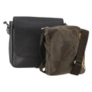LOUIS VUITTON Taiga Damier Geant Bag 2 Set Brown Ardoise LV Auth BA12164-1