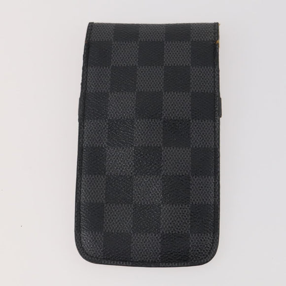 LOUIS VUITTON Monogram Damier Graphite Clutch Bag 3 Set LV Auth BA12165