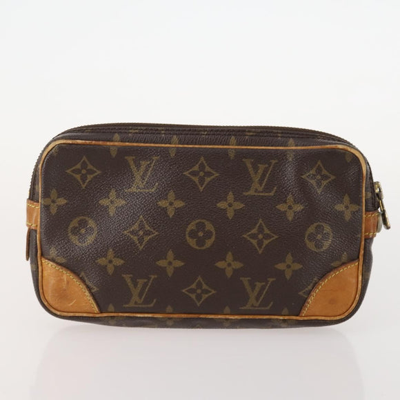 LOUIS VUITTON Monogram Damier Graphite Clutch Bag 3 Set LV Auth BA12165