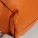 BOTTEGA VENETA Shoulder Bag Leather Orange Auth BA1216AM-14