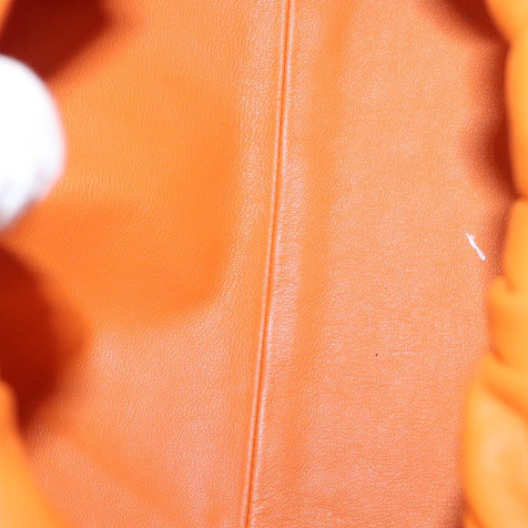 BOTTEGA VENETA Shoulder Bag Leather Orange Auth BA1216AM