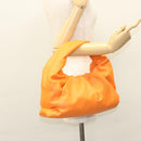 BOTTEGA VENETA Shoulder Bag Leather Orange Auth BA1216AM-20