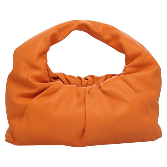 BOTTEGA VENETA Shoulder Bag Leather Orange Auth BA1216AM