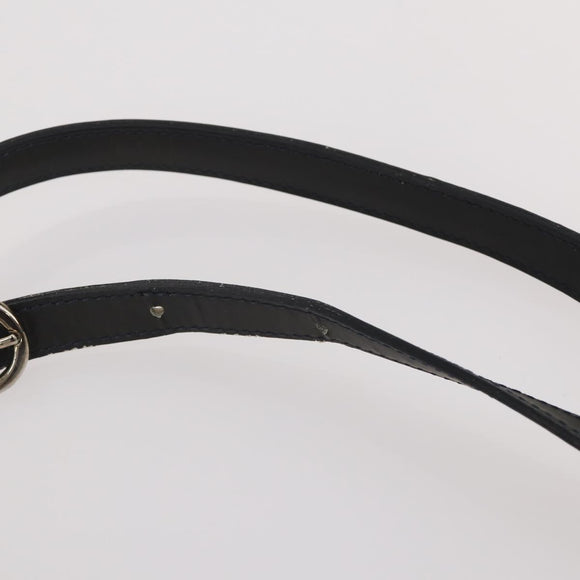 Salvatore Ferragamo Shoulder Bag Canvas Leather 2 Set Black Auth BA12171