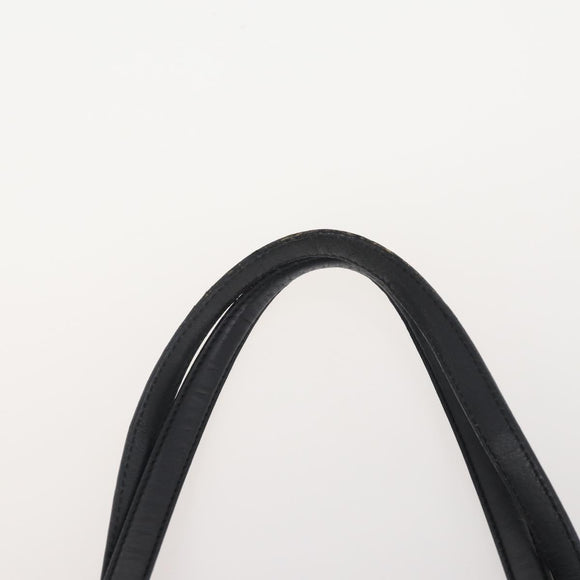 Salvatore Ferragamo Shoulder Bag Canvas Leather 2 Set Black Auth BA12171