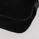 VALENTINO Shoulder Bag Nylon Suede Leather 2 Set Black Navy Auth BA12172-8