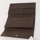 LOUIS VUITTON Damier Ebene Long Wallet 2 Set LV Auth BA12175-16