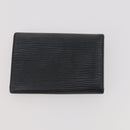 LOUIS VUITTON Monogram Epi Key Case 6 Set Black LV Auth BA12176-16