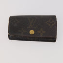LOUIS VUITTON Monogram Epi Key Case 6 Set Black LV Auth BA12176-18