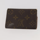 LOUIS VUITTON Monogram Epi Key Case 6 Set Black LV Auth BA12176-3