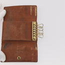 LOUIS VUITTON Monogram Epi Key Case 6 Set Black LV Auth BA12176-5