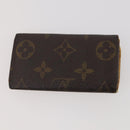 LOUIS VUITTON Monogram Epi Key Case 6 Set Black LV Auth BA12176-7