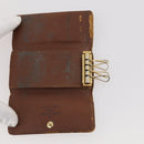 LOUIS VUITTON Monogram Epi Key Case 6 Set Black LV Auth BA12176-8