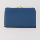 LOUIS VUITTON Monogram Vernis Azur Epi Wallet 4 Set Blue LV Auth BA12177-24
