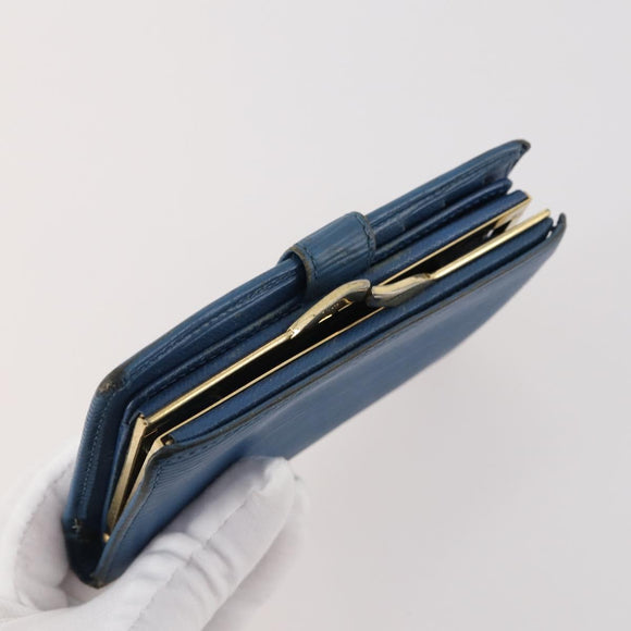 LOUIS VUITTON Monogram Vernis Azur Epi Wallet 4 Set Blue LV Auth BA12177