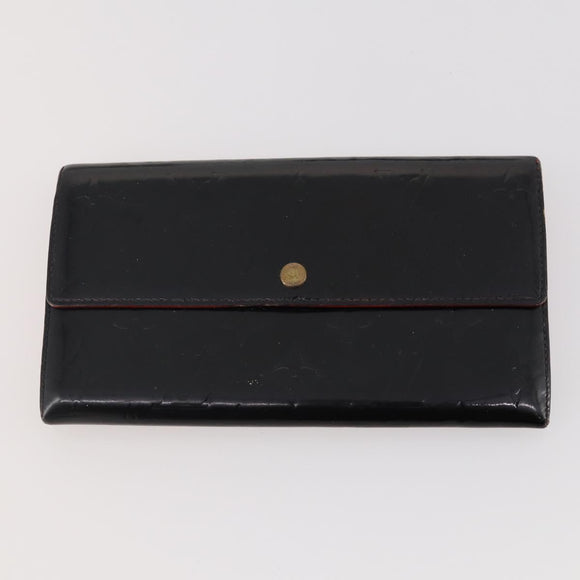 LOUIS VUITTON Monogram Vernis Azur Epi Wallet 4 Set Blue LV Auth BA12177