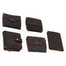 LOUIS VUITTON Monogram Wallet 5 Set LV Auth BA12179-1