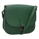 LOUIS VUITTON Epi Saint Cloud GM Shoulder Bag Green M52194 LV Auth BA1218-1
