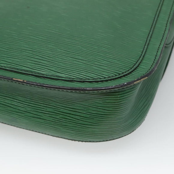 LOUIS VUITTON Epi Saint Cloud GM Shoulder Bag Green M52194 LV Auth BA1218