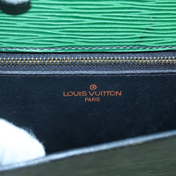LOUIS VUITTON Epi Saint Cloud GM Shoulder Bag Green M52194 LV Auth BA1218