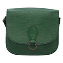 LOUIS VUITTON Epi Saint Cloud GM Shoulder Bag Green M52194 LV Auth BA1218-13