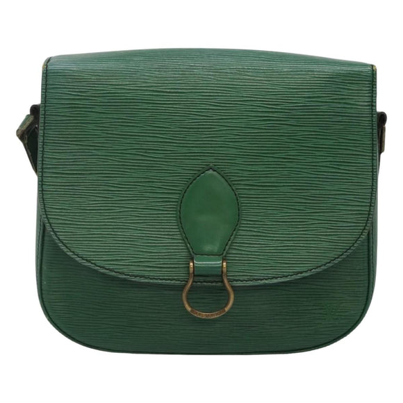 LOUIS VUITTON Epi Saint Cloud GM Shoulder Bag Green M52194 LV Auth BA1218