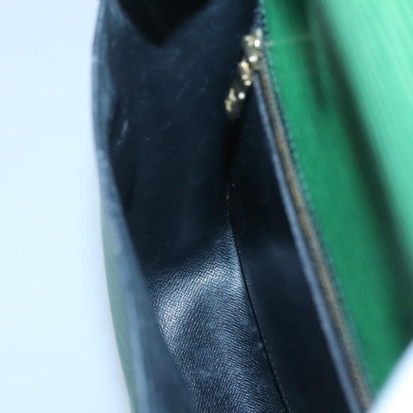 LOUIS VUITTON Epi Saint Cloud GM Shoulder Bag Green M52194 LV Auth BA1218