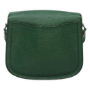 LOUIS VUITTON Epi Saint Cloud GM Shoulder Bag Green M52194 LV Auth BA1218-2
